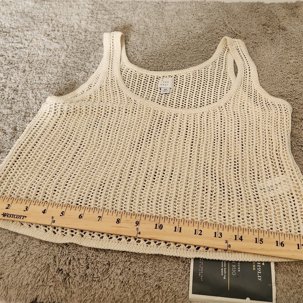 Women's Crewneck Pullover Sweater - A New Day Cream - Picture 10 of 13